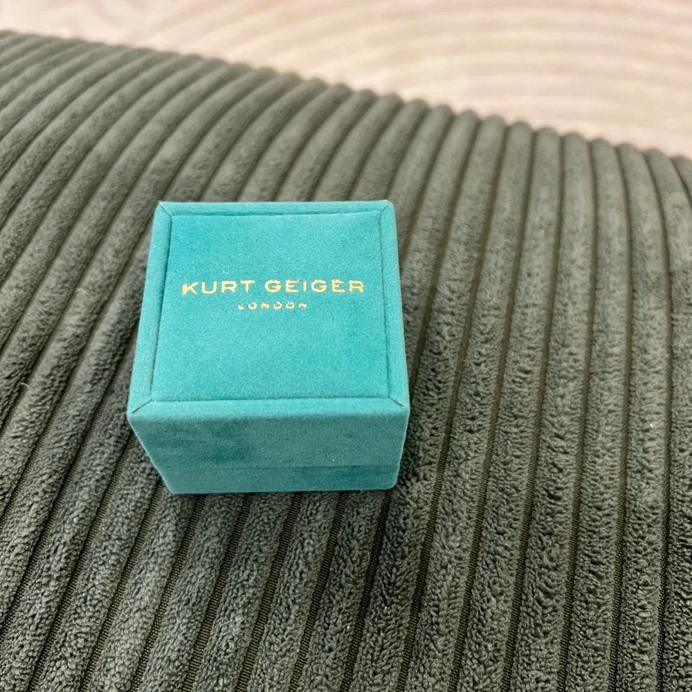 Kurt Geiger Rainbow Eternity Multicolor Gemstone Ring Size 7 - Picture 3 of 3